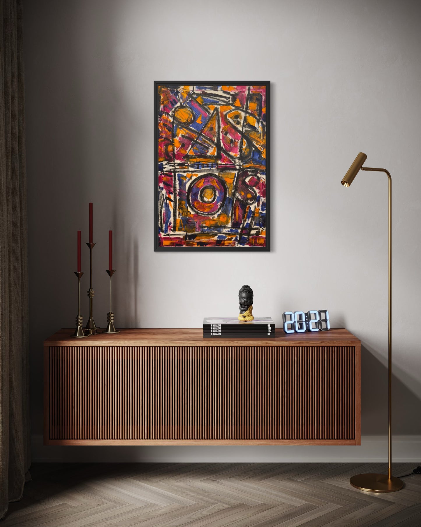 Geometry of Memory - 67x50.5x2cm