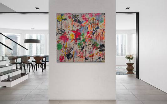 A Moment In Time - 76x76x3.5cm