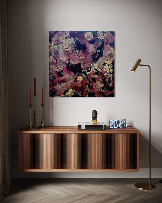 Whispers of Yesterday - 76x76x2cm