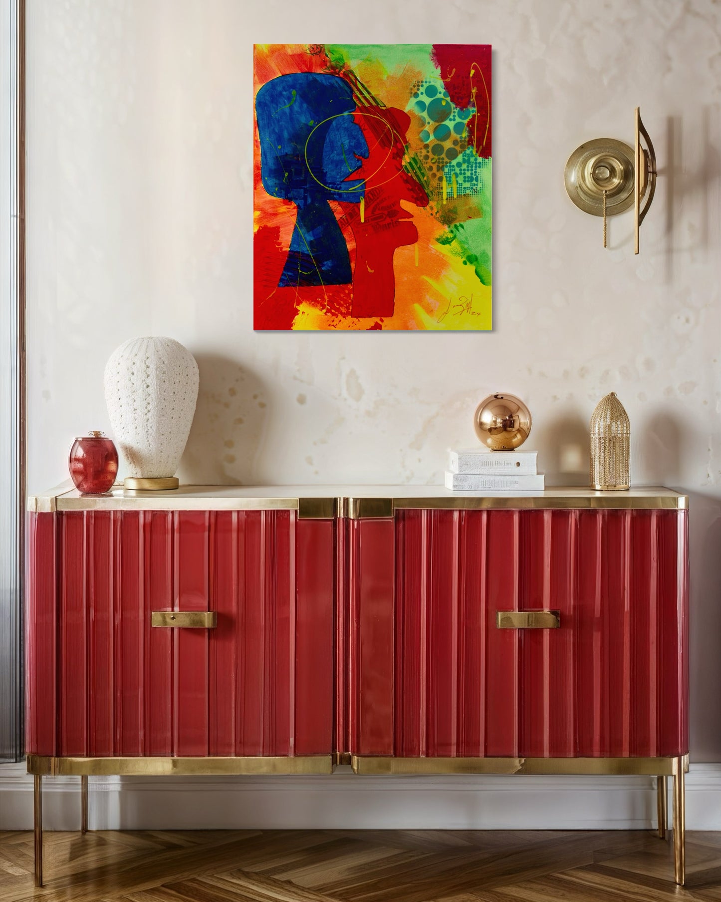 Heads Together - 51x62.5x2cm