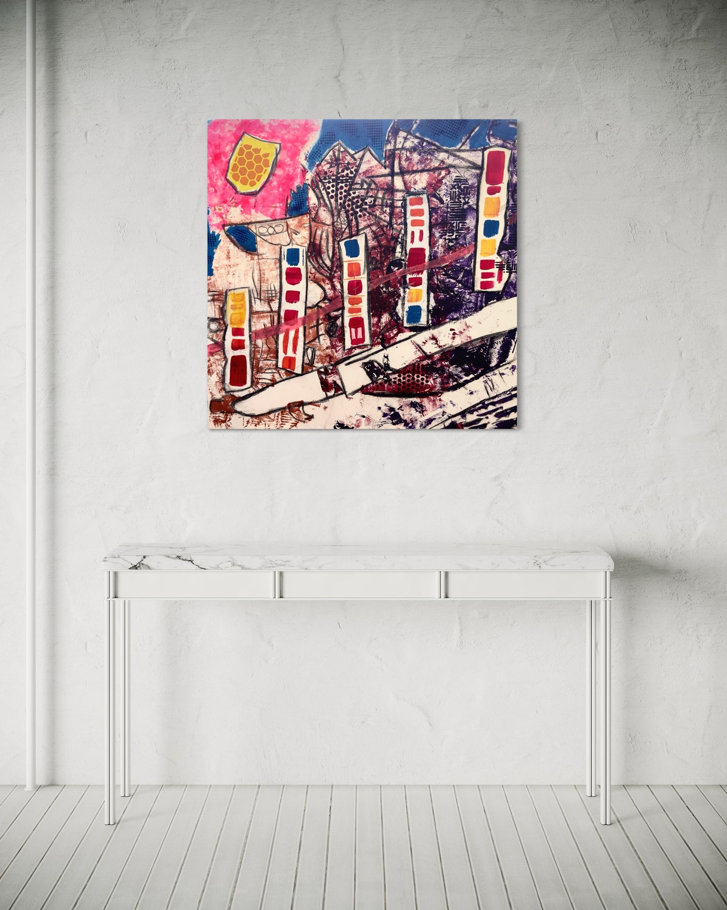 What The Walls Remember - 76x76x3.8cm