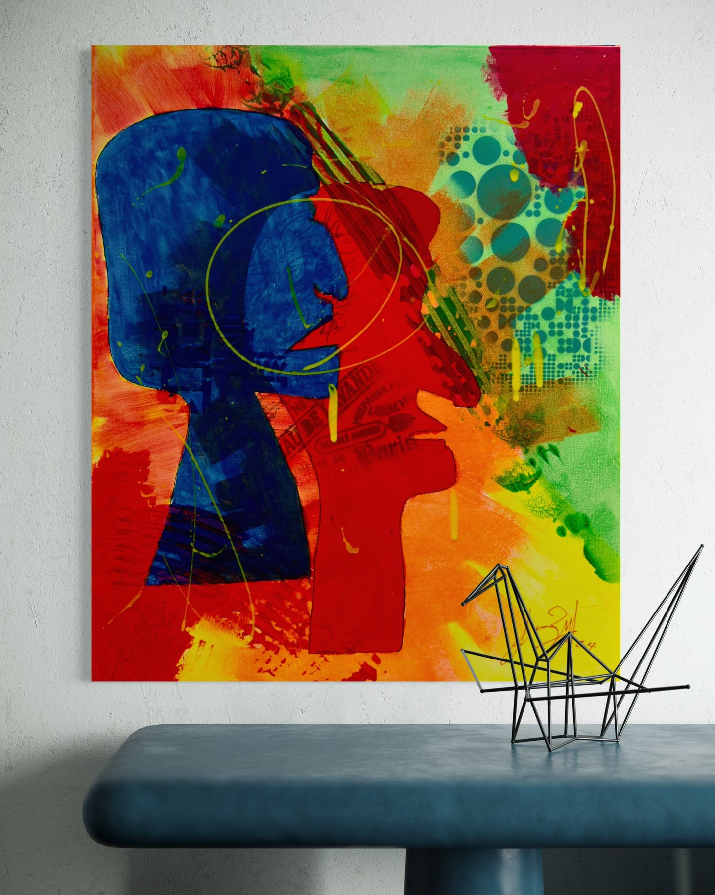 Heads Together - 51x62.5x2cm