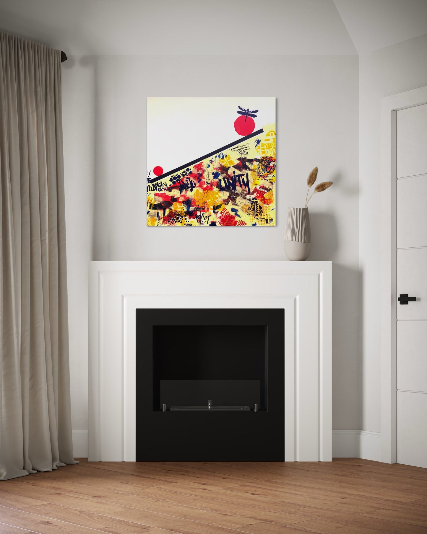 Fragile Gravity - 70x70x2cm