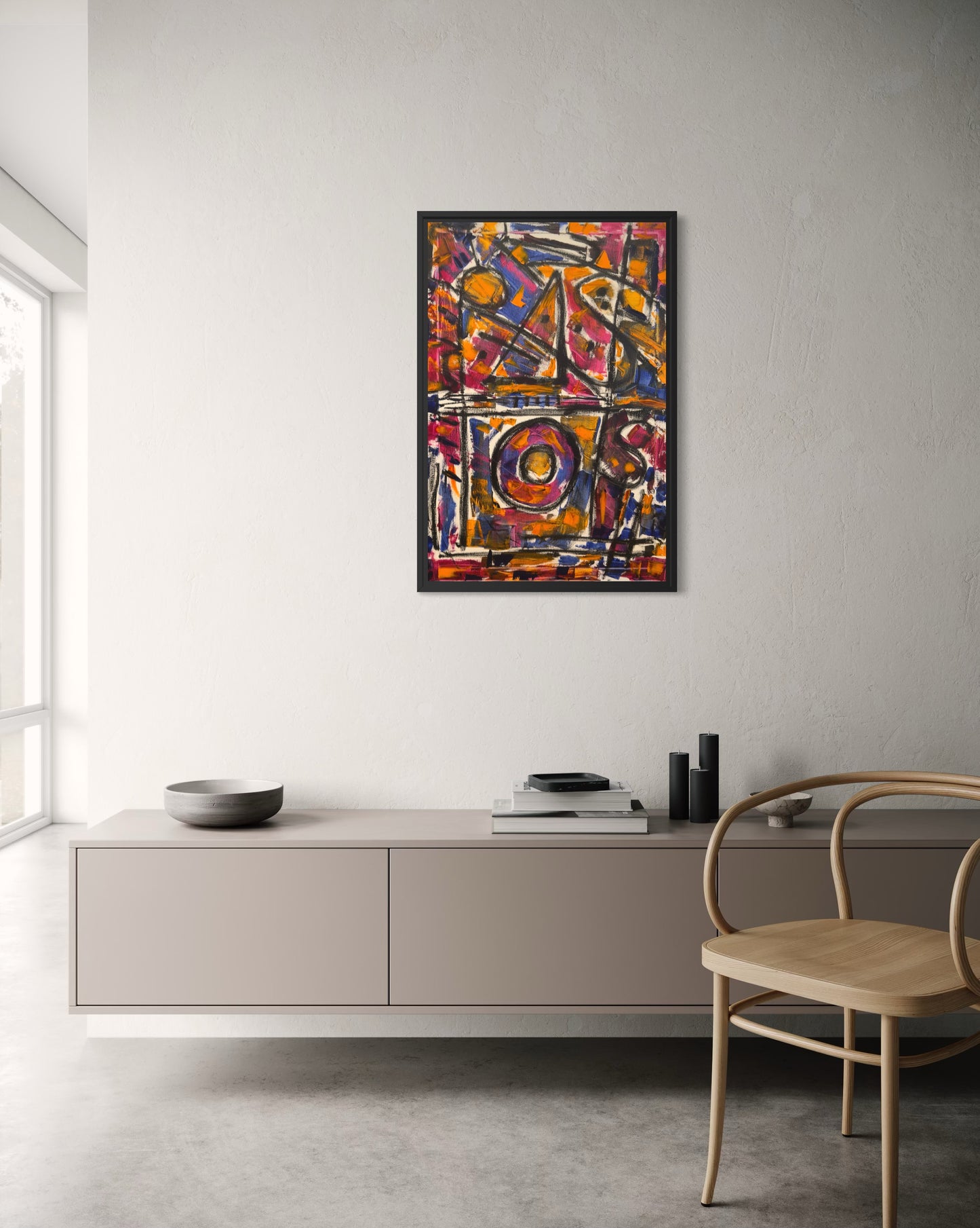 Geometry of Memory - 67x50.5x2cm