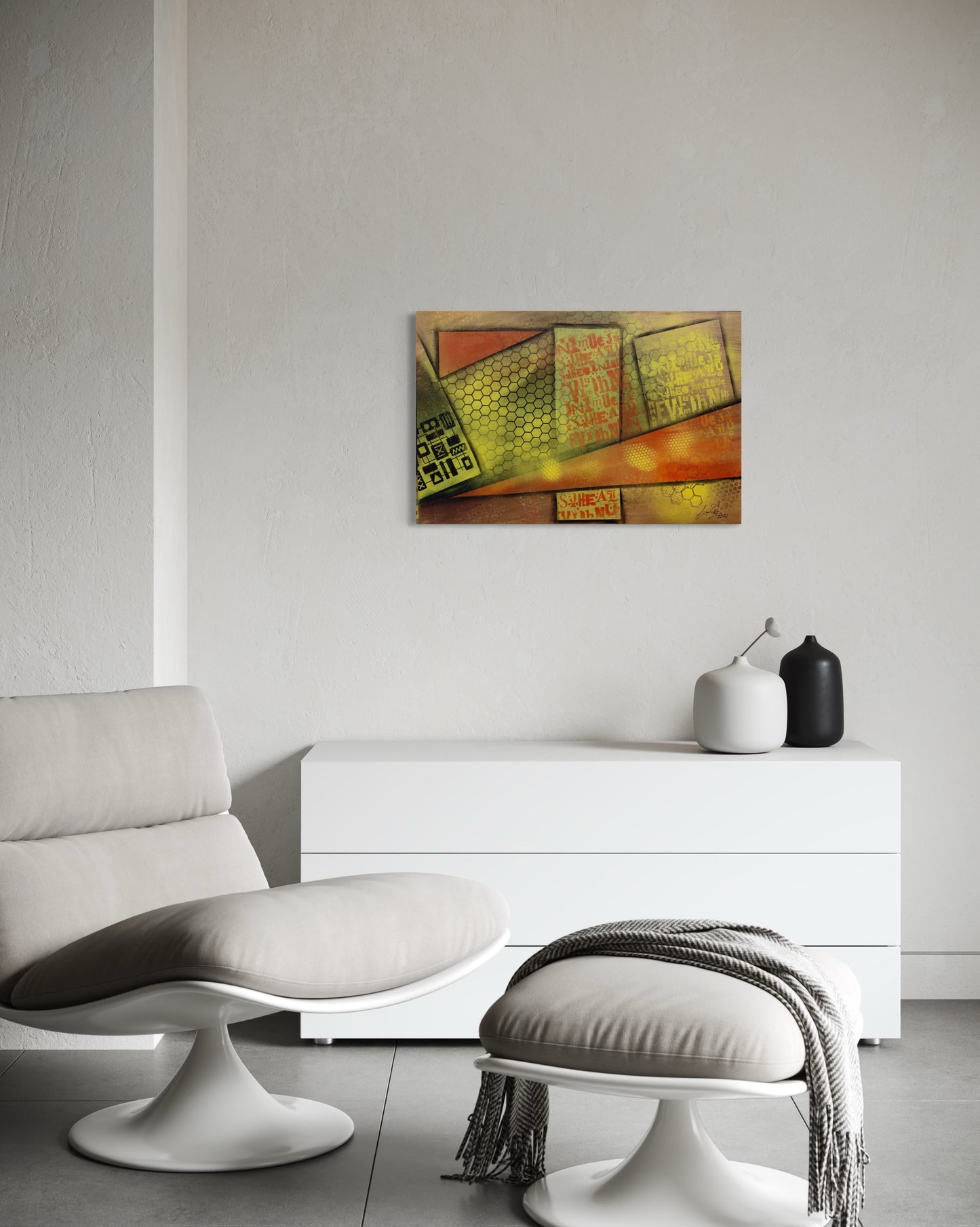 Slippery Slope - 76x51x2cm