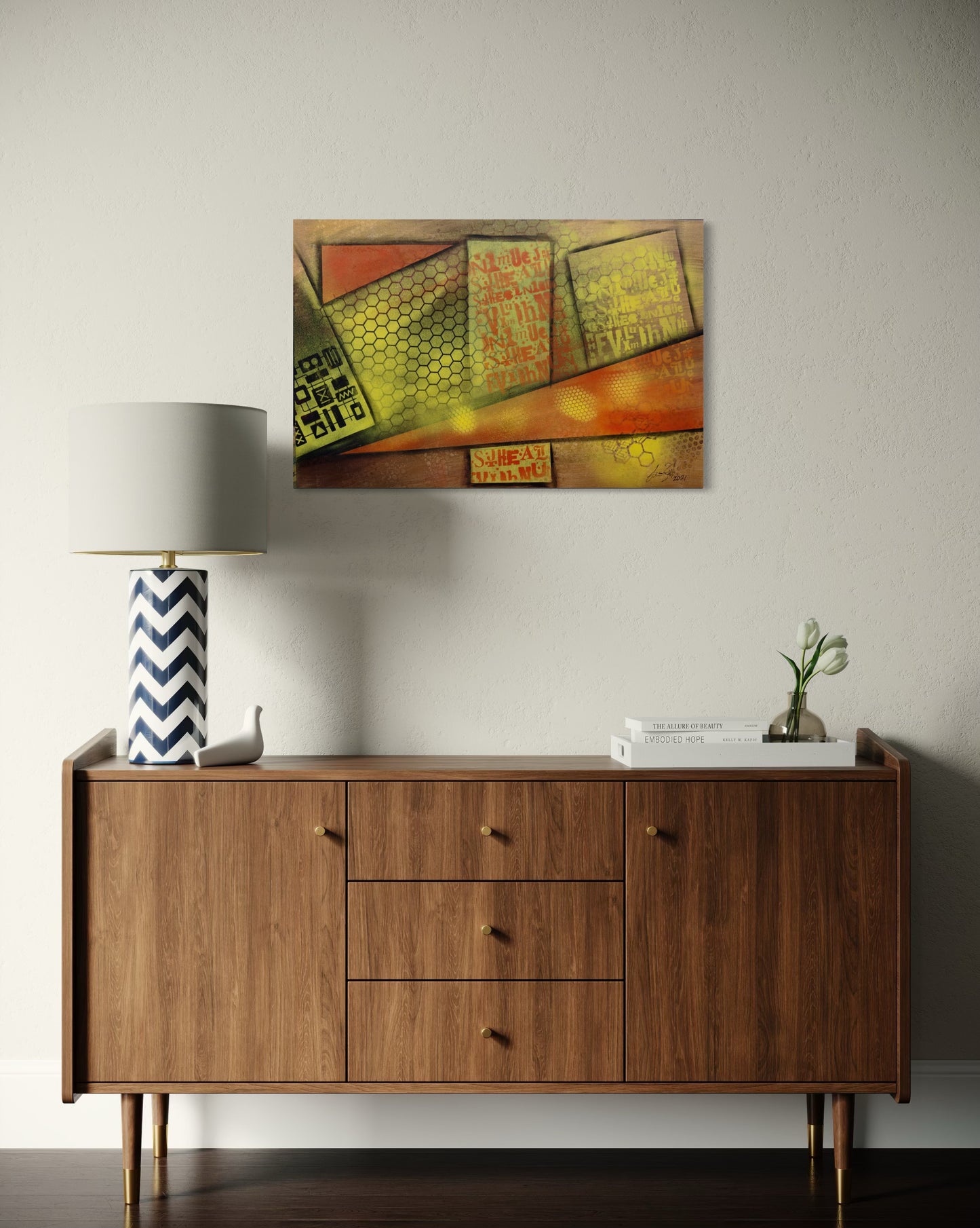 Slippery Slope - 76x51x2cm