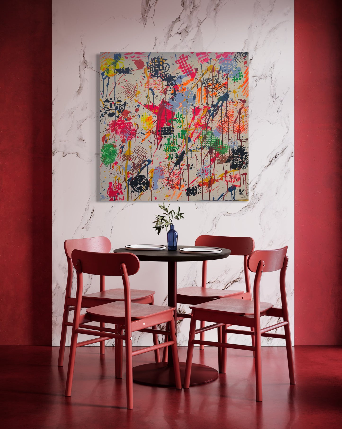 A Moment In Time - 76x76x3.5cm