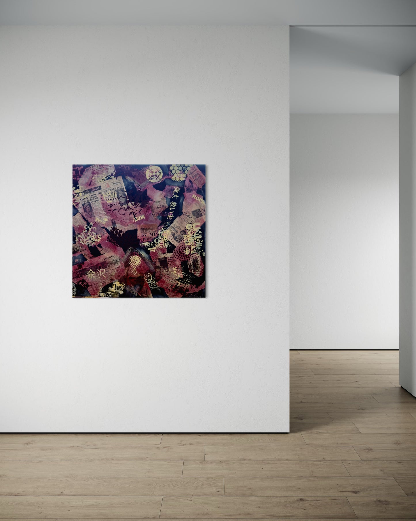 Whispers of Yesterday - 76x76x2cm