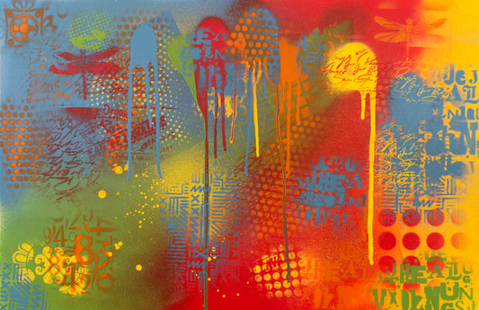 Chromatic Flow - 70x50.5x2cm