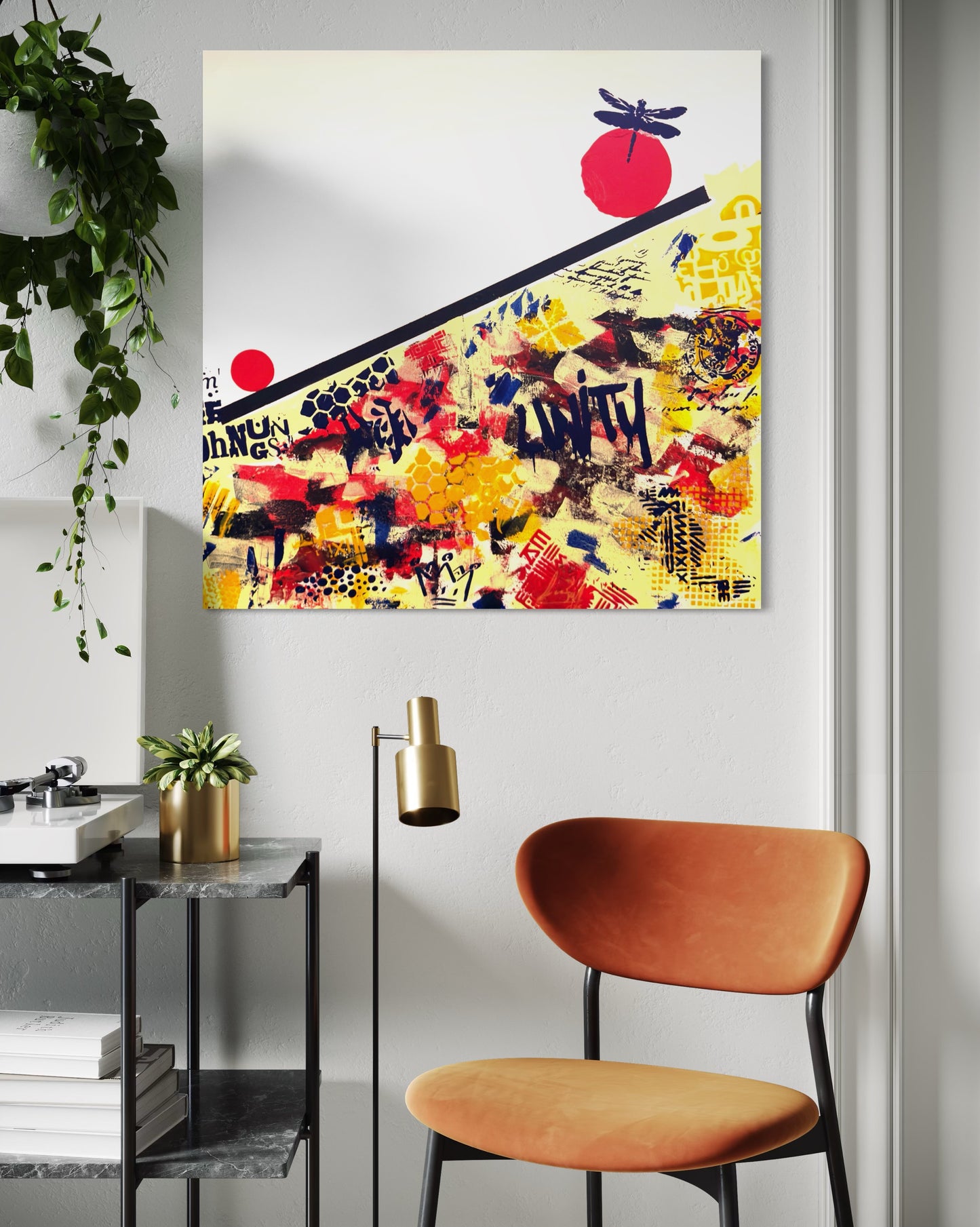 Fragile Gravity - 70x70x2cm