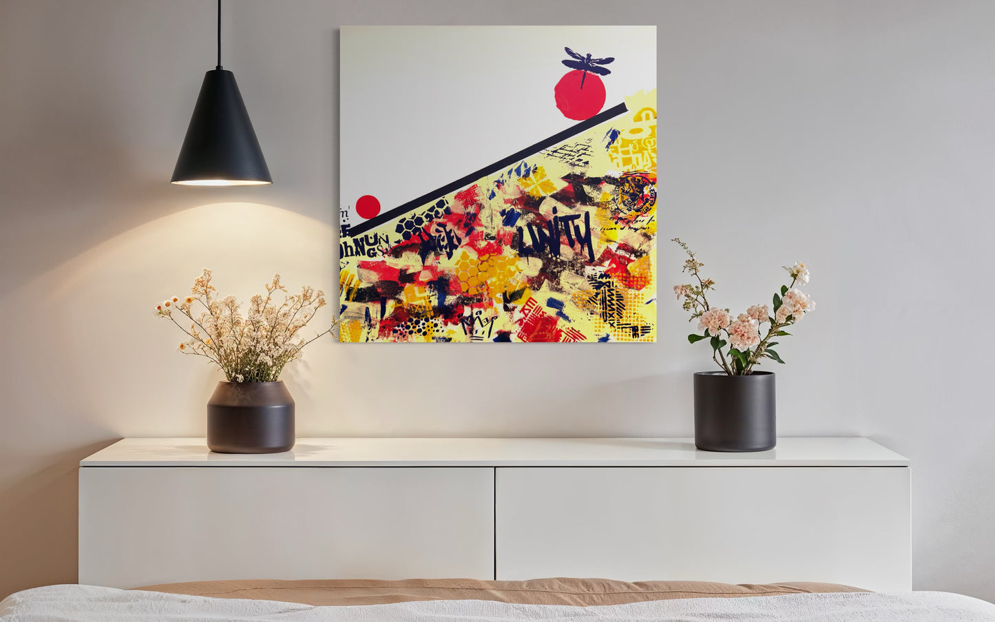 Fragile Gravity - 70x70x2cm