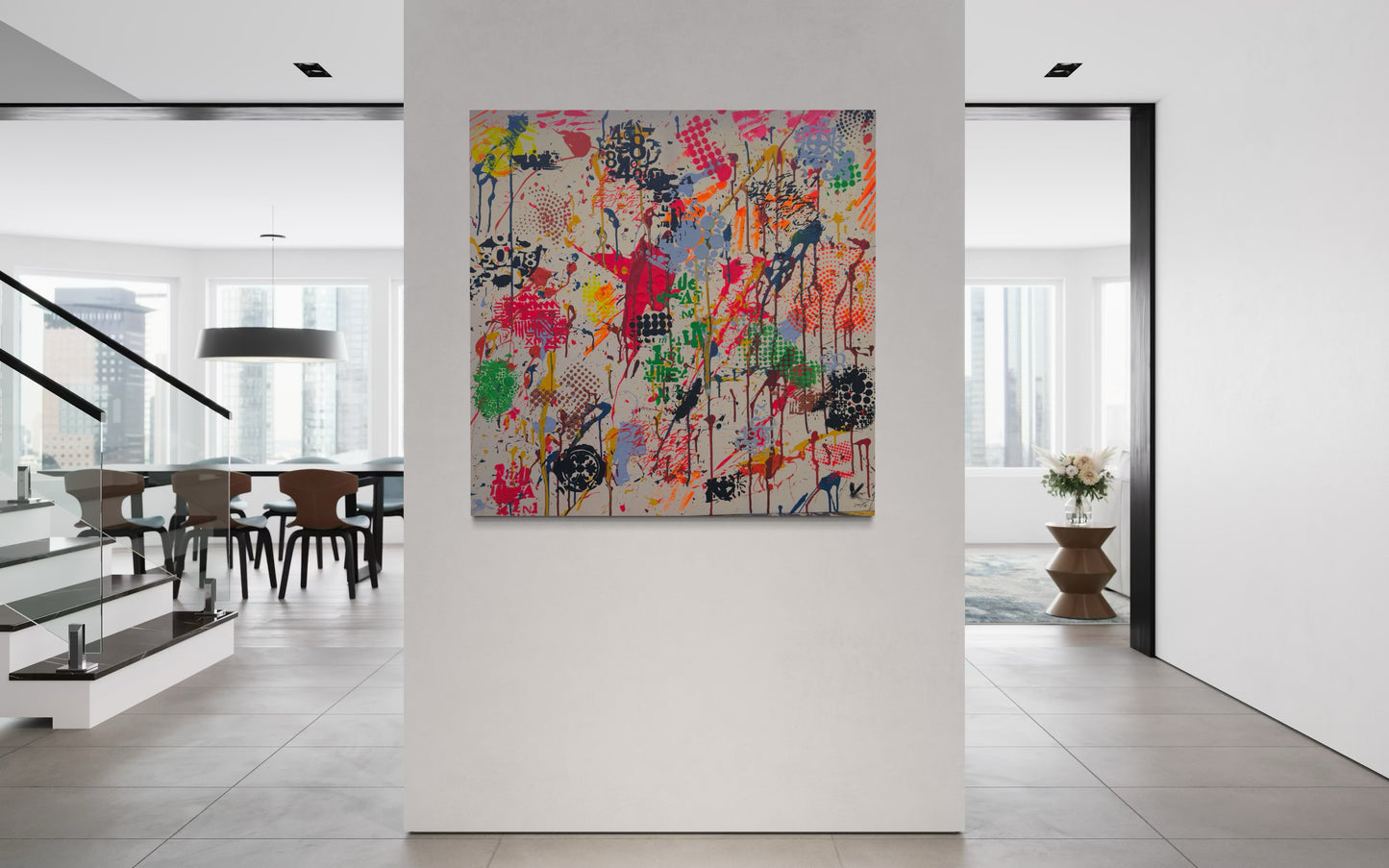 A Moment In Time - 76x76x3.5cm