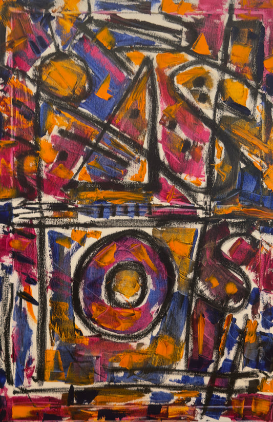 Geometry of Memory - 67x50.5x2cm