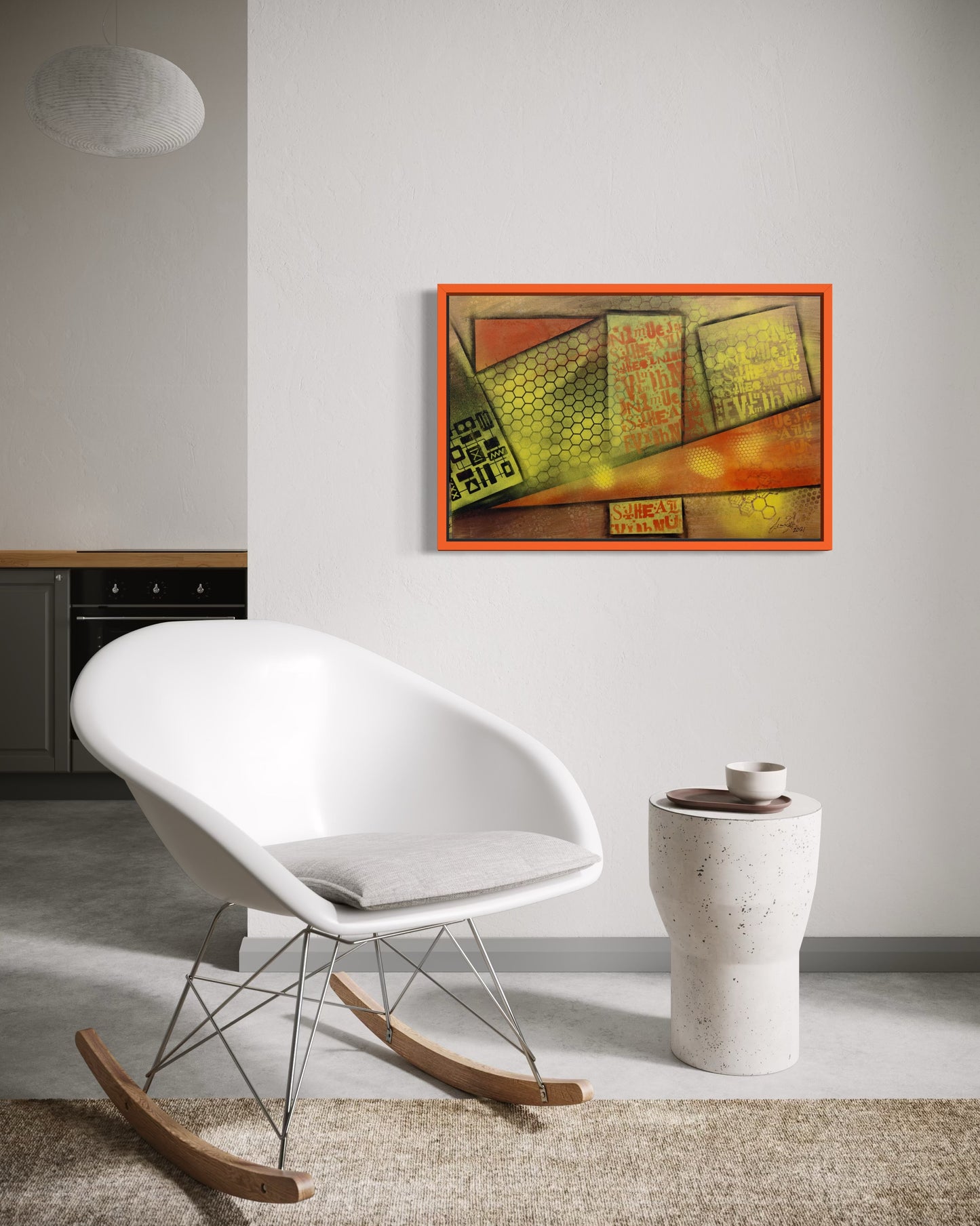 Slippery Slope - 76x51x2cm