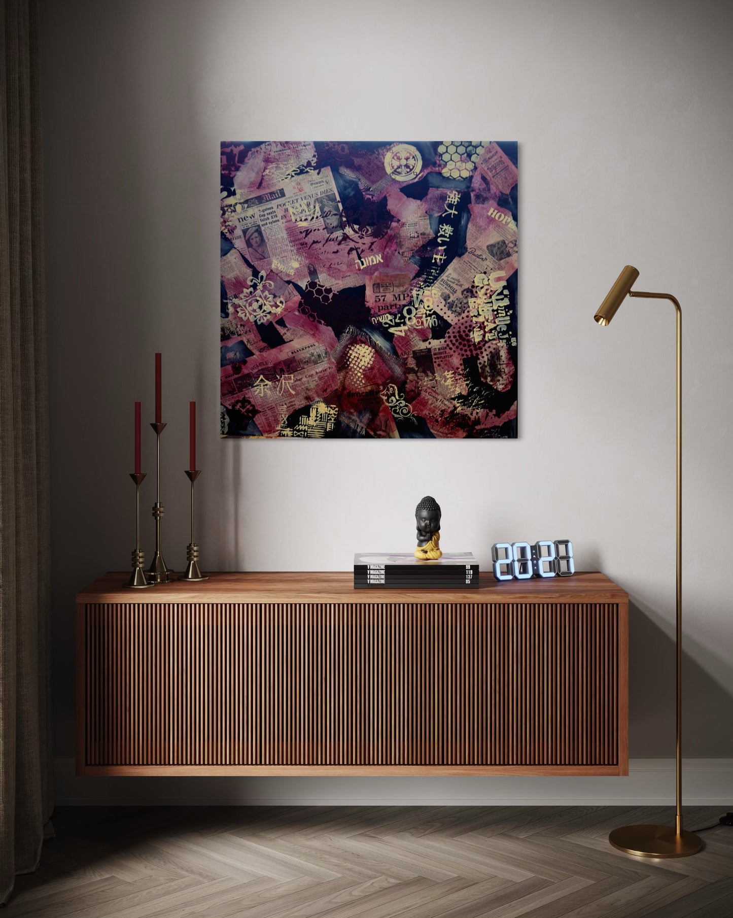 Whispers of Yesterday - 76x76x2cm