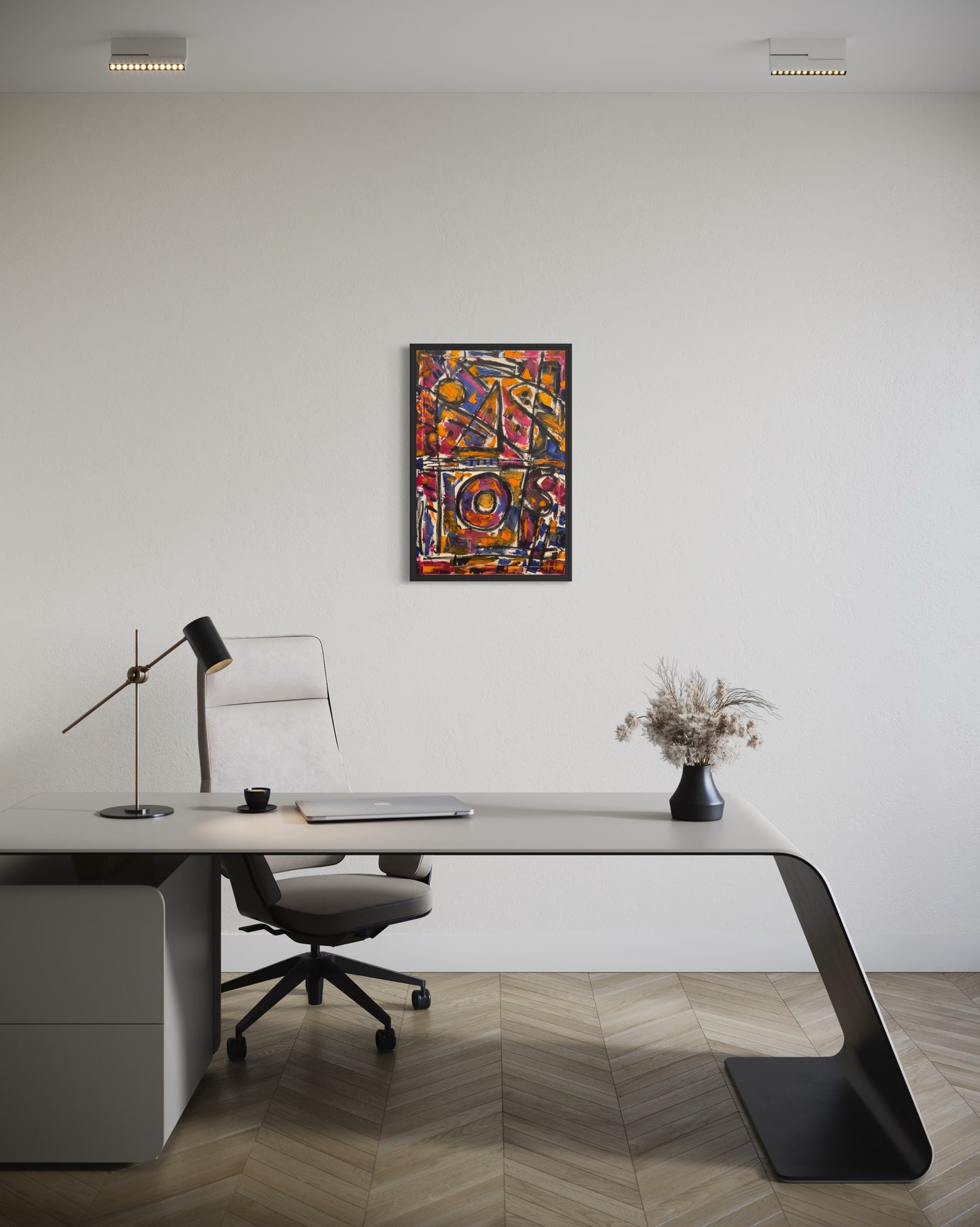 Geometry of Memory - 67x50.5x2cm