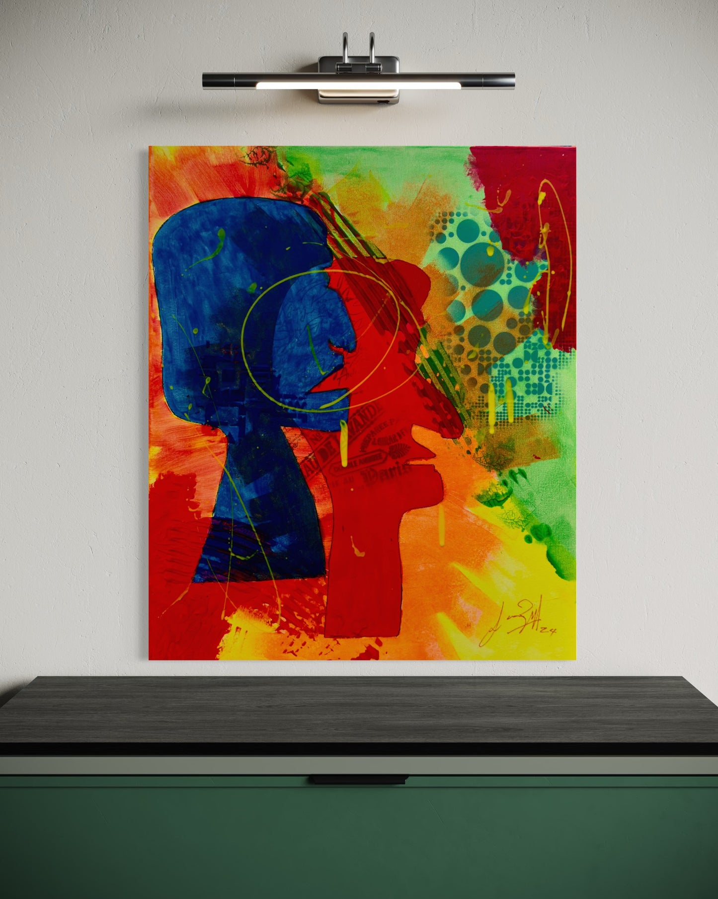 Heads Together - 51x62.5x2cm