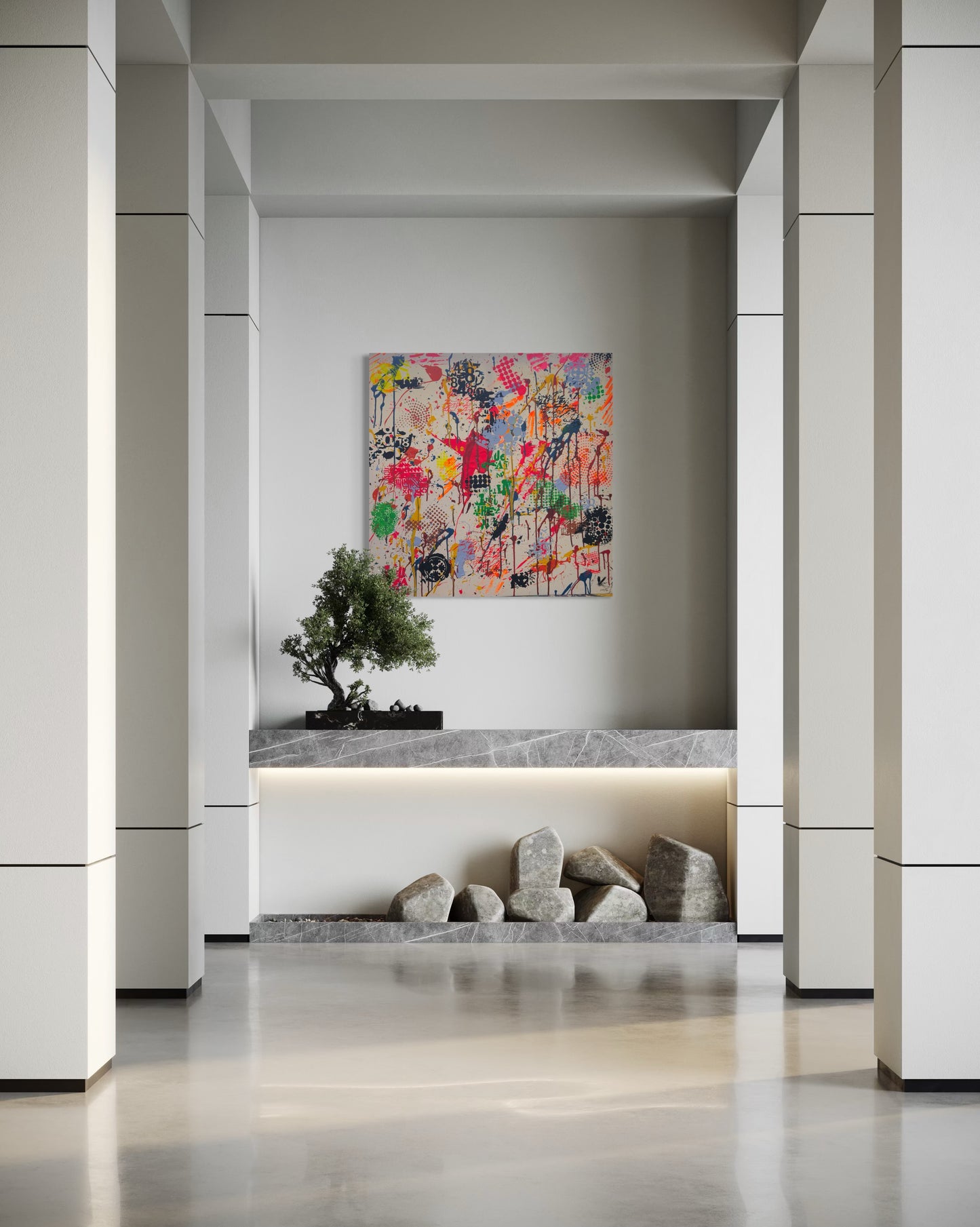 A Moment In Time - 76x76x3.5cm