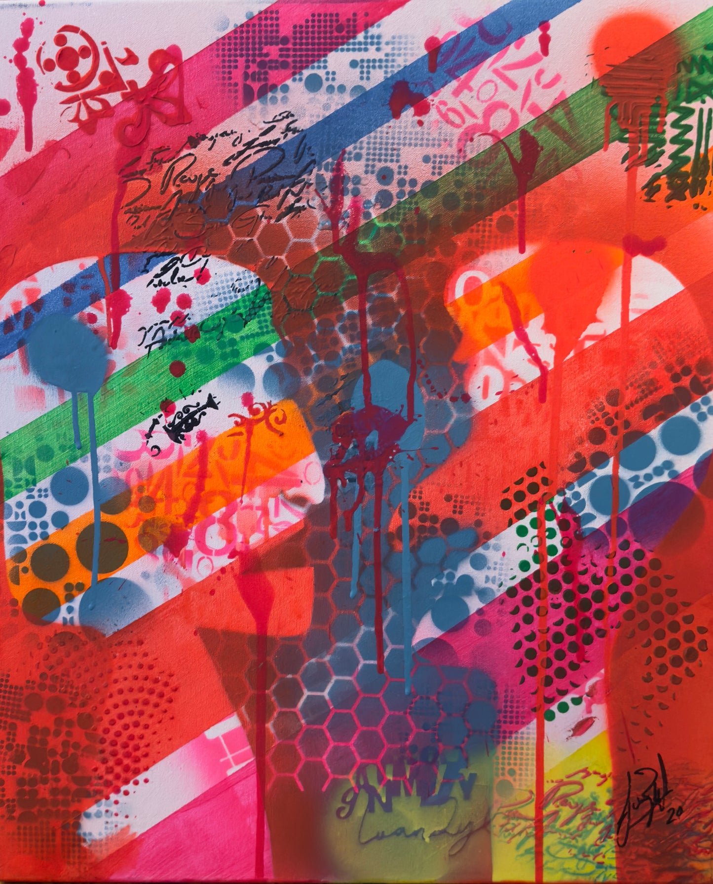 Talking Heads #4 - 61x51x2