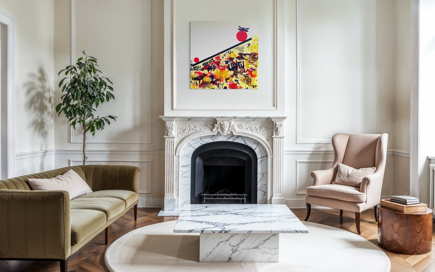 Fragile Gravity - 70x70x2cm