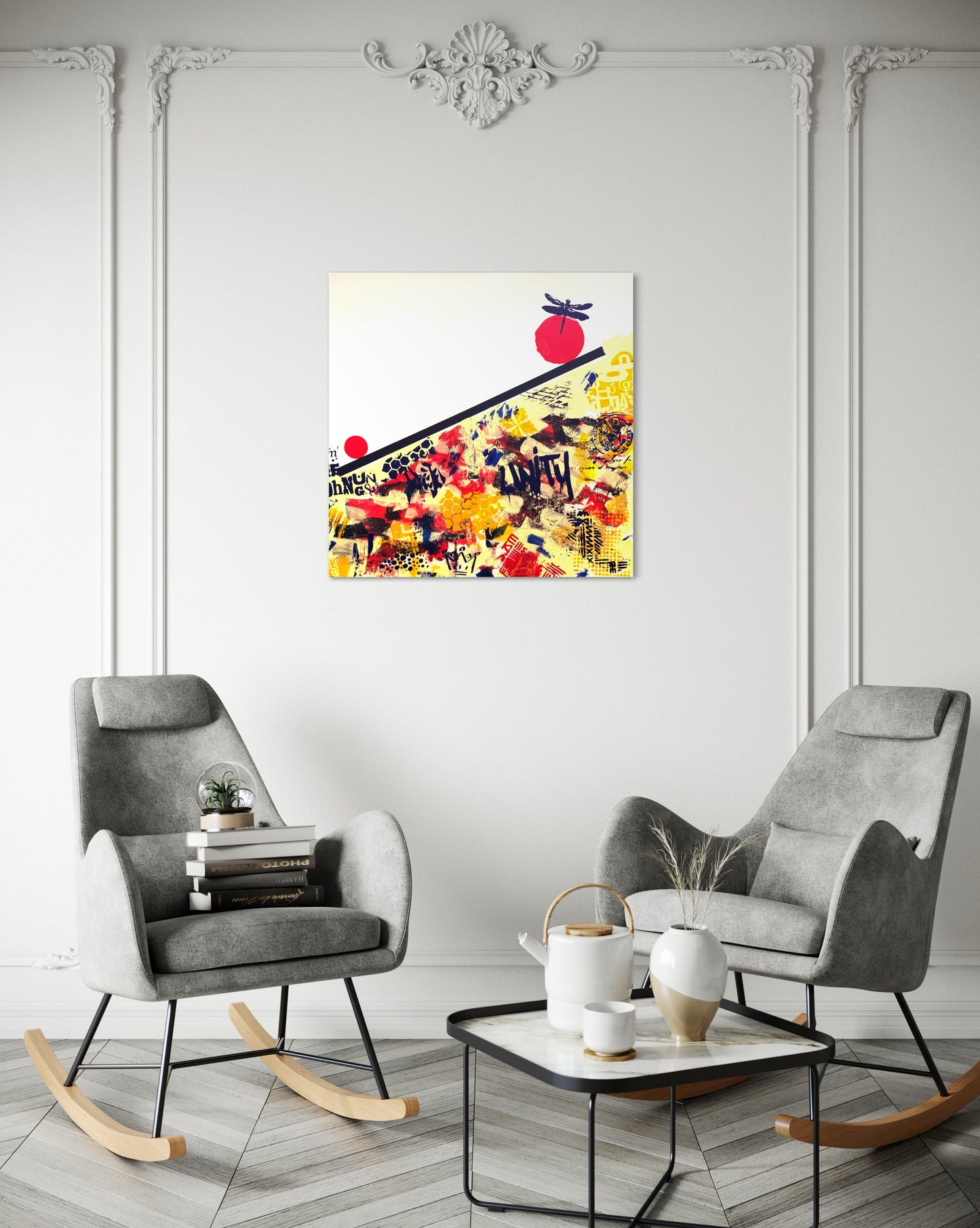 Fragile Gravity - 70x70x2cm