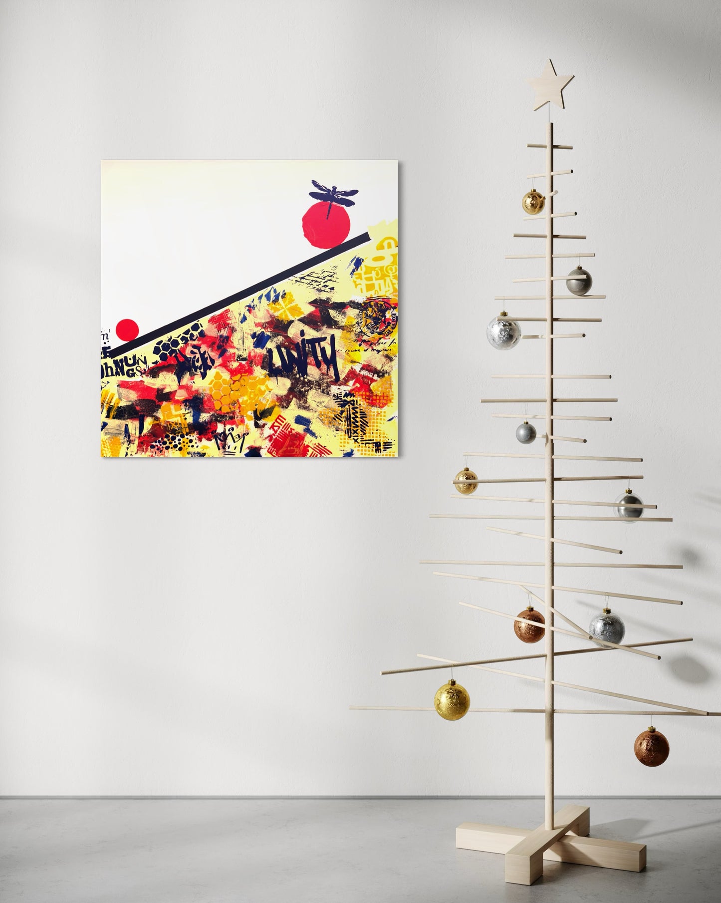 Fragile Gravity - 70x70x2cm