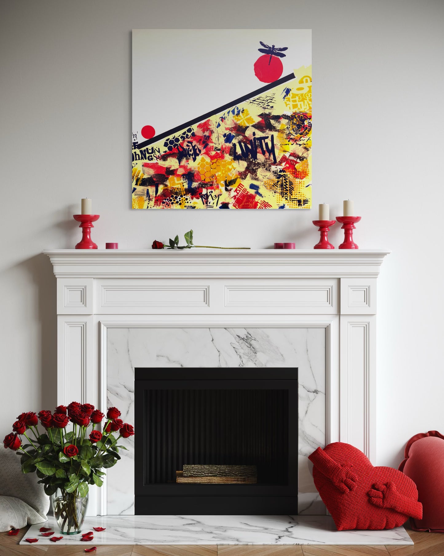 Fragile Gravity - 70x70x2cm