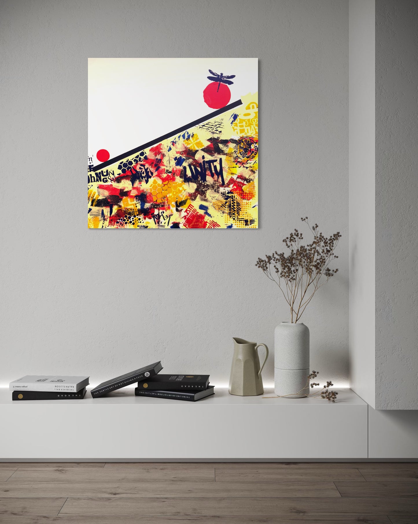 Fragile Gravity - 70x70x2cm