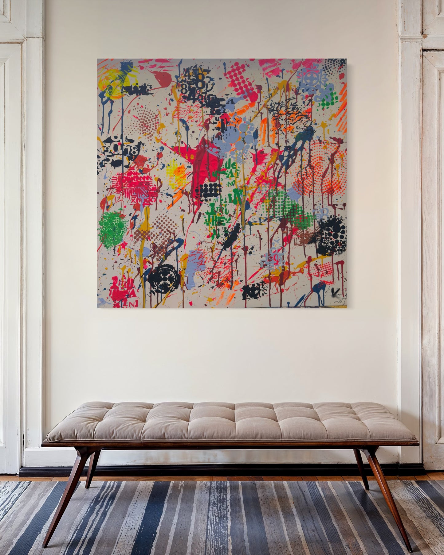 A Moment In Time - 76x76x3.5cm