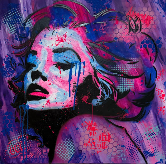 Sultry - 76cm X76cm stretched canvas