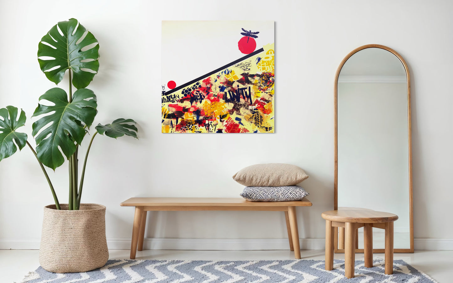 Fragile Gravity - 70x70x2cm