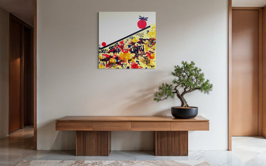 Fragile Gravity - 70x70x2cm