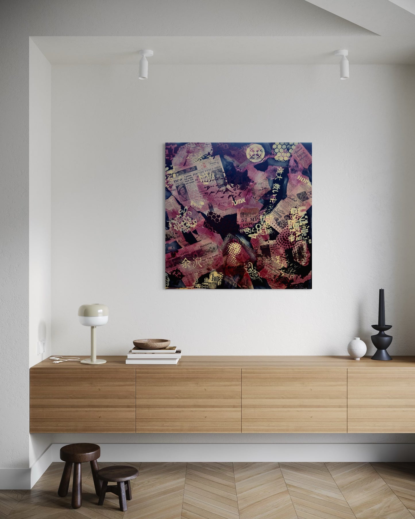 Whispers of Yesterday - 76x76x2cm