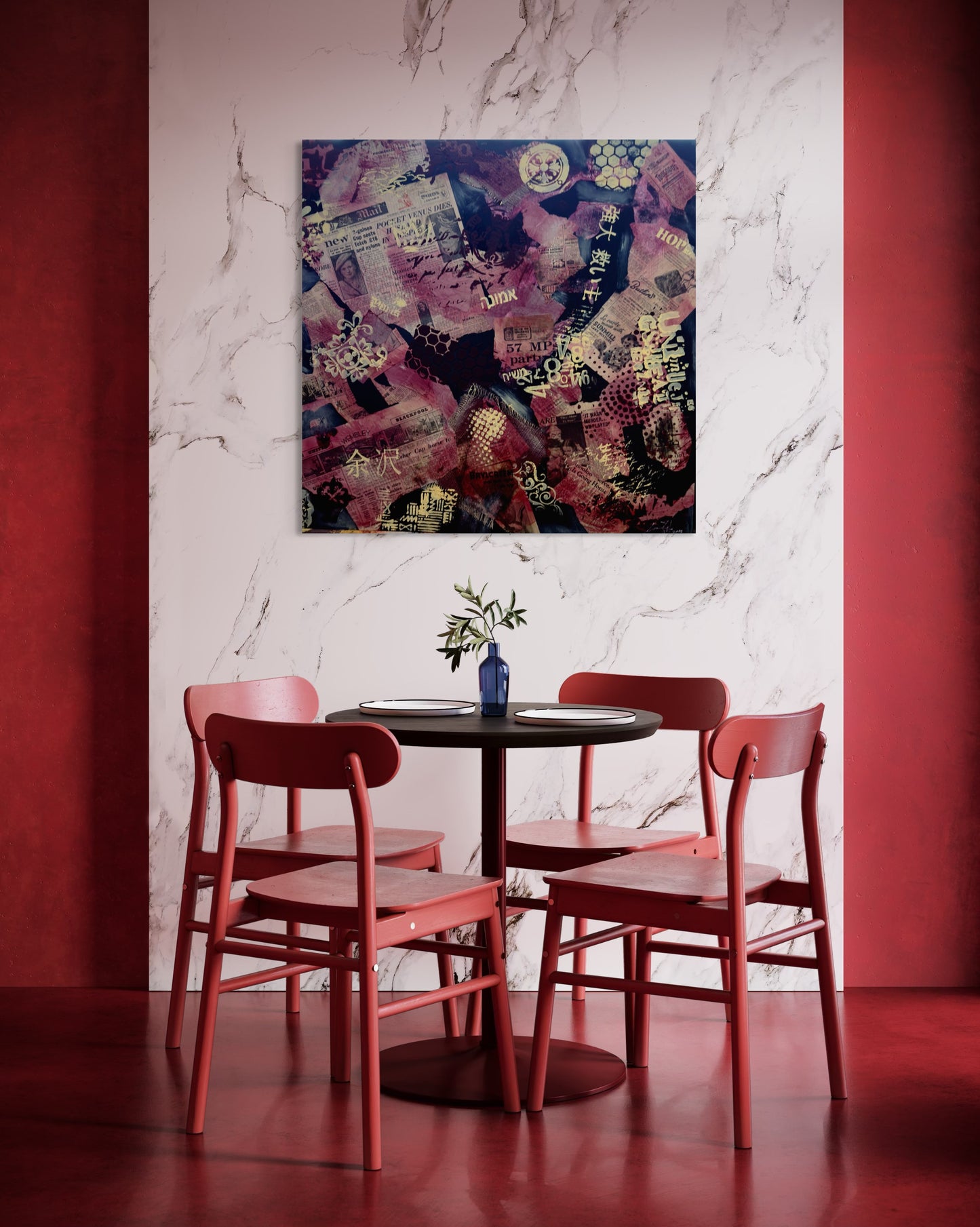 Whispers of Yesterday - 76x76x2cm