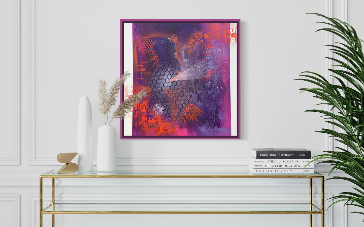 The Ancients Shouting - 61x61x3.8