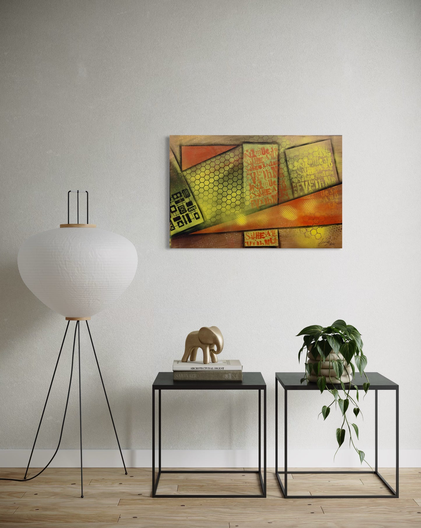 Slippery Slope - 76x51x2cm